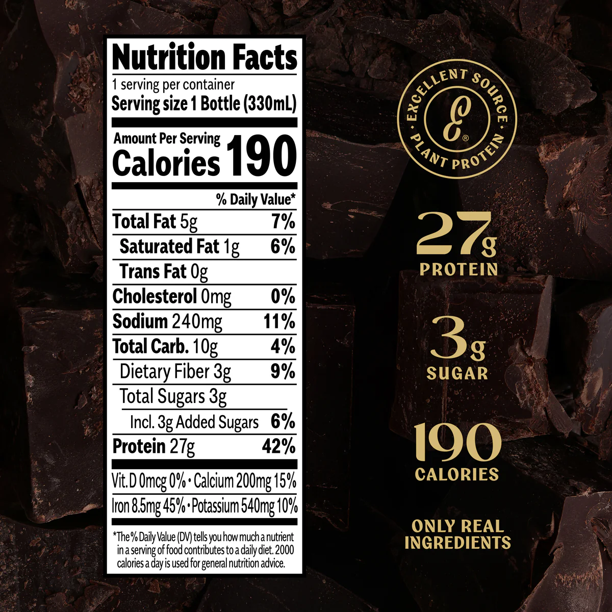 Clean Protein Sea Salt Chocolate - Image 3