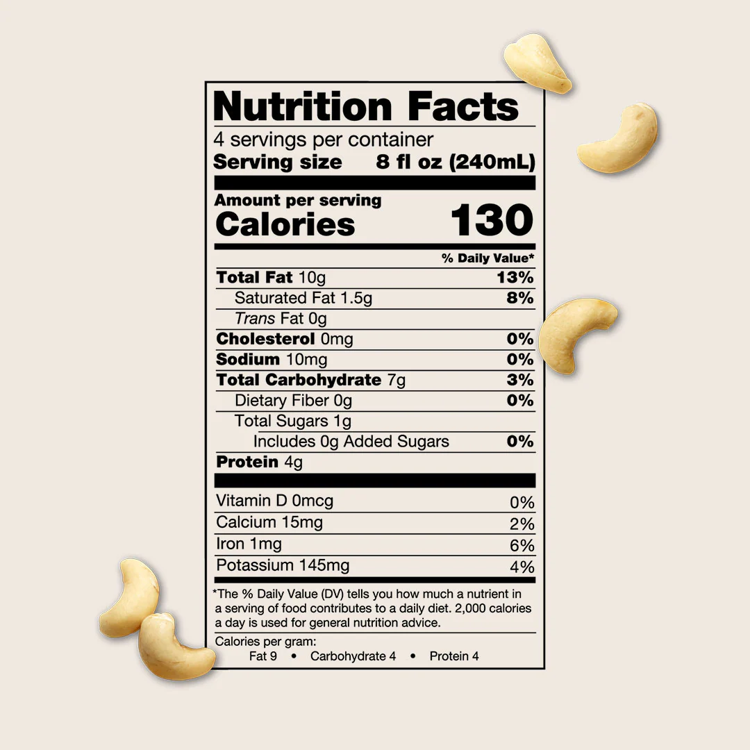 Unsweetened Cashew Milk - Image 3