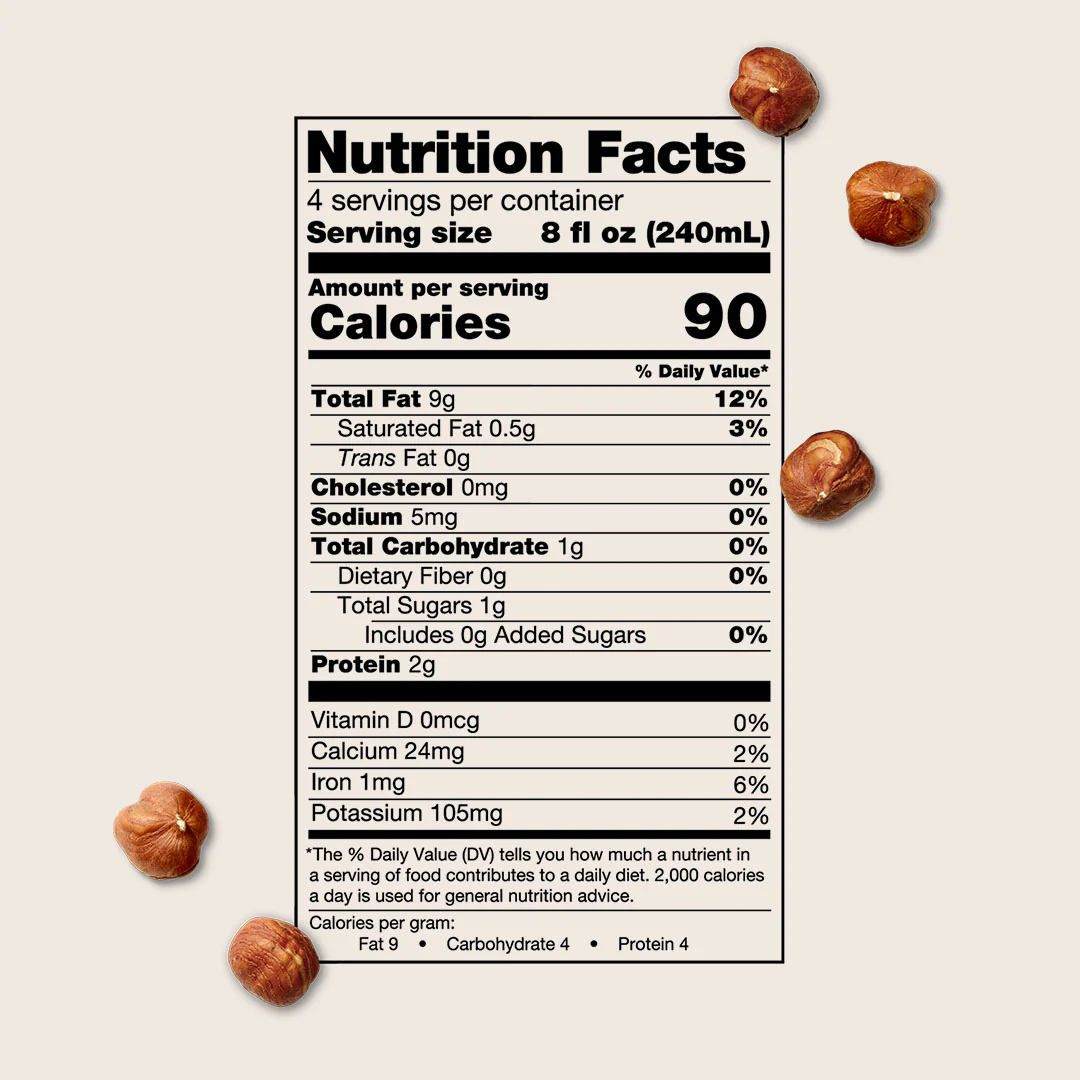 Unsweetened Hazelnut Milk - Image 3
